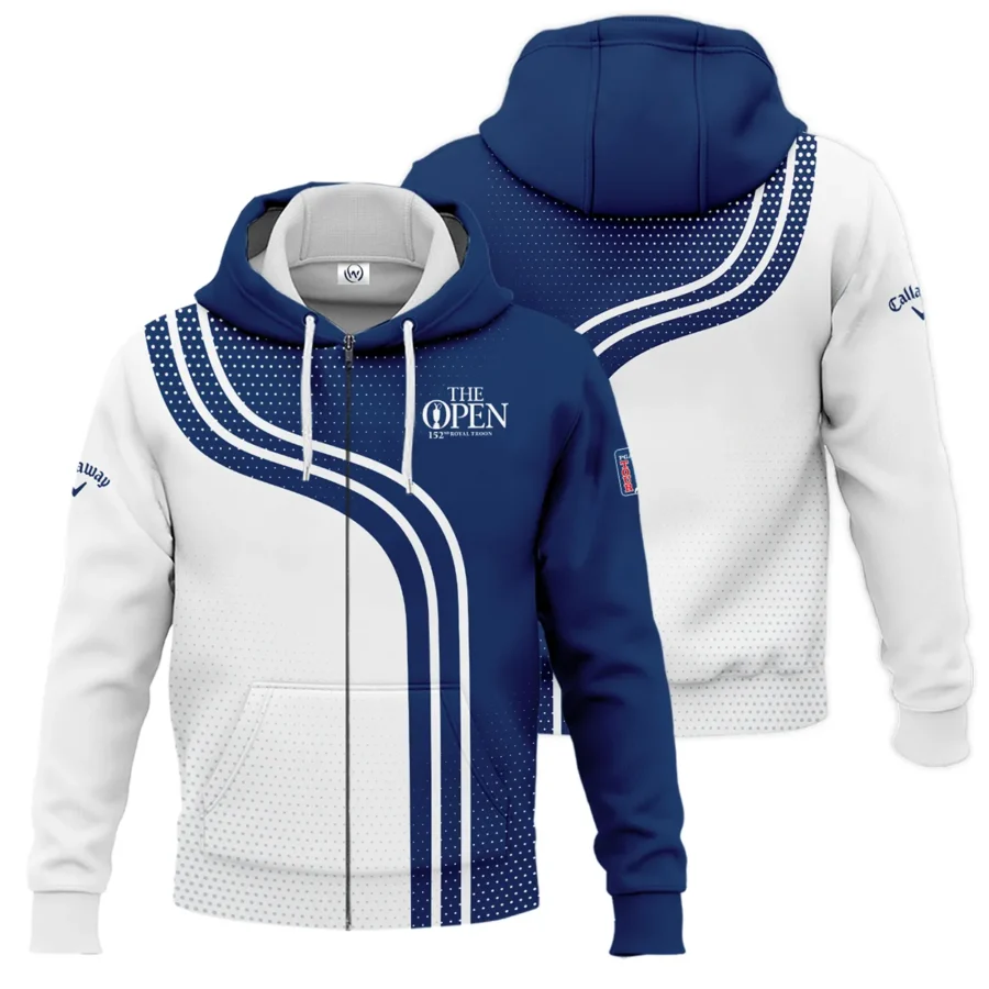 Golf Blue Mix White Sport 152nd Open Championship Pinehurst Callaway Zipper Hoodie Shirt All Over Prints