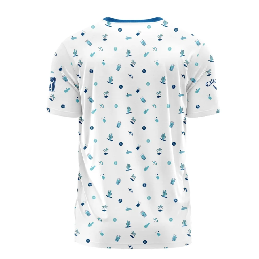 Blue Pattern Golf White Background 124th U.S. Open Pinehurst Callaway Performance T-Shirt Style Classic