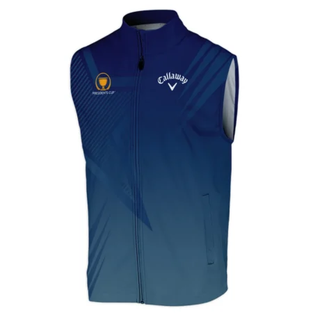 Presidents Cup Dark Blue Star Gradient Background Callaway Sleeveless Jacket Style Classic