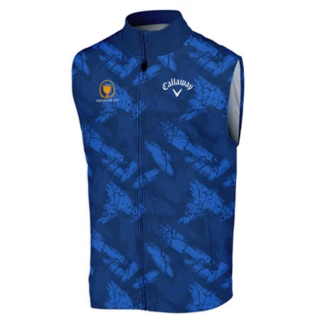 Presidents Cup Dark Blue Grunge Pattern Background Callaway Sleeveless Jacket Style Classic