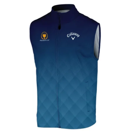 Presidents Cup Dark Blue Abstract Background With Sport Pattern Callaway Sleeveless Jacket Style Classic