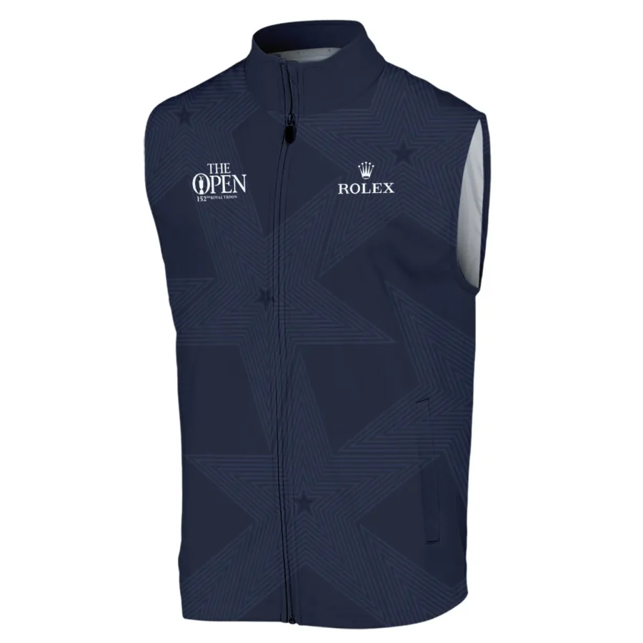 Golf Sport Navy Star 152nd Open Championship Pinehurst Rolex Sleeveless Jacket Style Classic