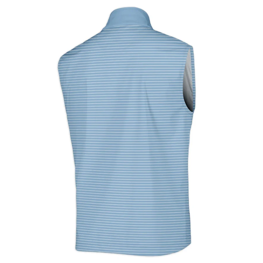 Presidents Cup Light Blue Line White Pattern Callaway Sleeveless Jacket Style Classic