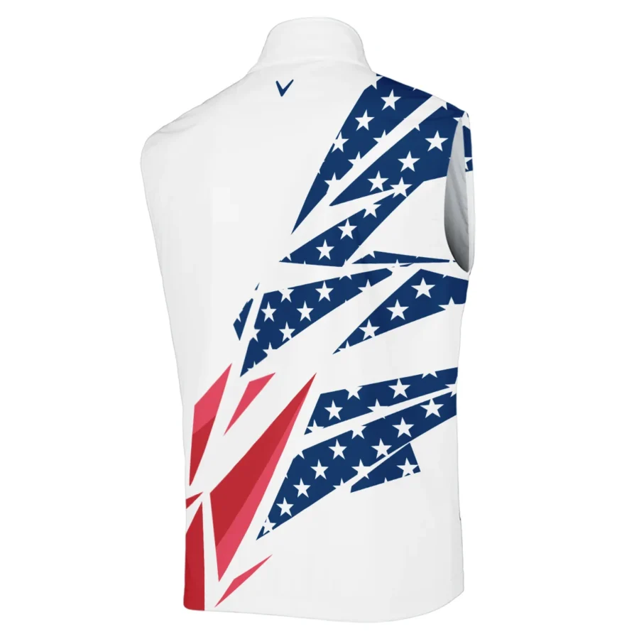 Flag American Cup Presidents Cup Callaway Sleeveless Jacket All Over Prints QTPR2606A1CLWSJK