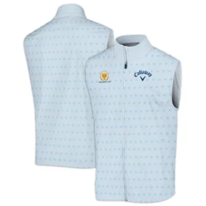 Presidents Cup Light Blue Golf Purple Patern Background Callaway Quarter-Zip Jacket Style Classic