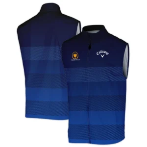 Dark Blue Gradient Line Pattern Background Presidents Cup Callaway Performance T-Shirt Style Classic