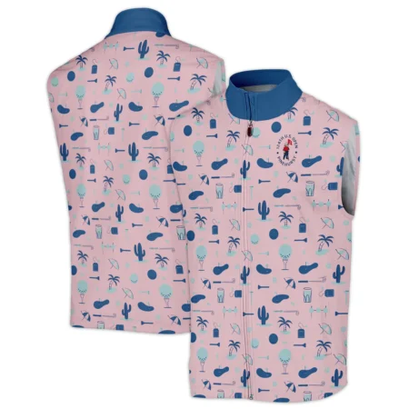 124th U.S. Open Pinehurst Golf Blue Pattern Pink Callaway Sleeveless Jacket Style Classic