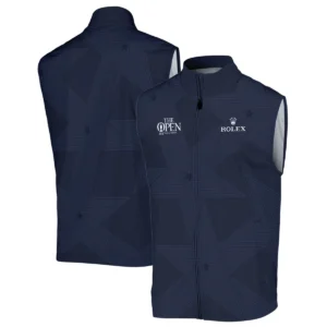 Golf Sport Navy Star 152nd Open Championship Pinehurst Rolex Quarter-Zip Jacket Style Classic