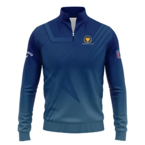 Presidents Cup Dark Blue Star Gradient Background Callaway Zipper Hoodie Shirt Style Classic