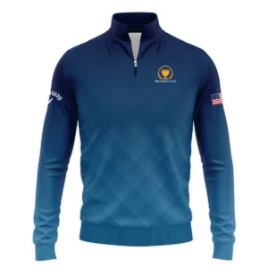 Presidents Cup Dark Blue Abstract Background With Sport Pattern Callaway Zipper Hoodie Shirt Style Classic