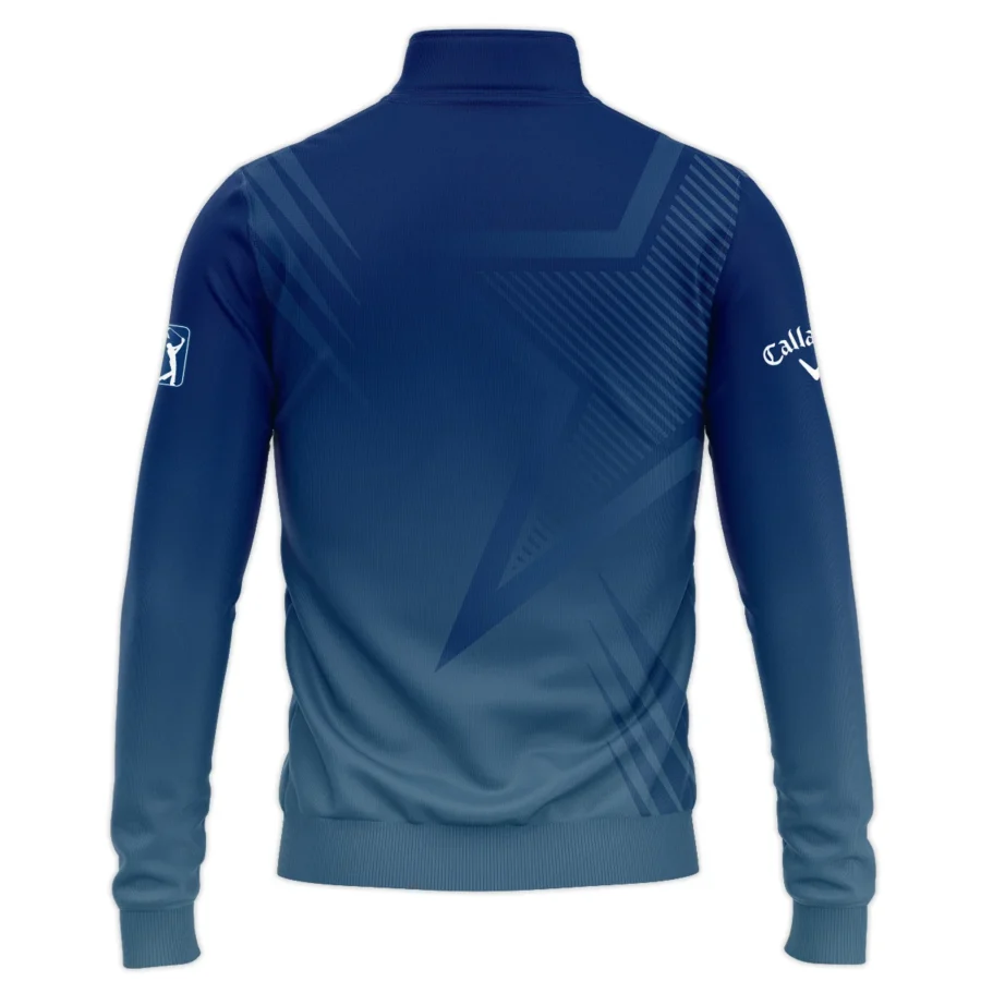 Presidents Cup Dark Blue Star Gradient Background Callaway Quarter-Zip Jacket Style Classic