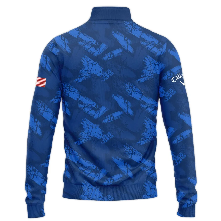 Presidents Cup Dark Blue Grunge Pattern Background Callaway Quarter-Zip Jacket Style Classic