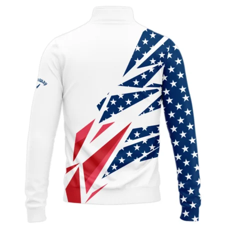 Flag American Cup Presidents Cup Callaway Performance Quarter Zip Sweatshirt With Pockets All Over Prints QTPR2606A1CLWQZS