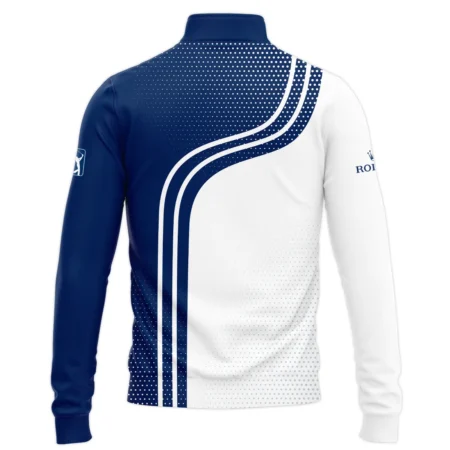 Golf Blue Mix White Sport 152nd Open Championship Pinehurst Rolex Quarter-Zip Jacket All Over Prints