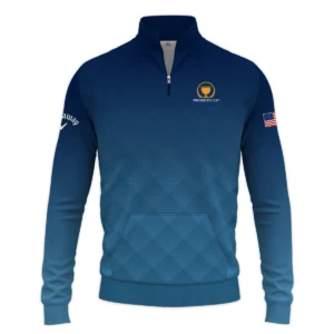 Presidents Cup Dark Blue Abstract Background With Sport Pattern Rolex Polo Shirt Style Classic