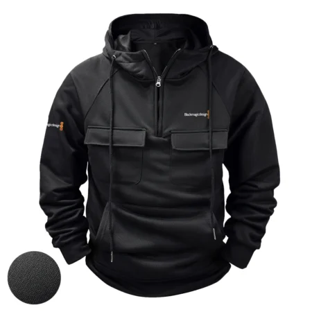 Special Release Nature Photography x Blackmagic Design Brand Tactical Quarter Zip Hoodie BLNP170724A1BMD - Black