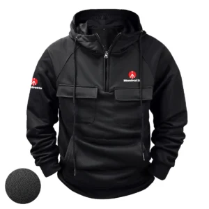 Special Release Nature Photography x Manfrotto Brand Tactical Quarter Zip Hoodie BLNP170724A1MFT - ArmyGreen