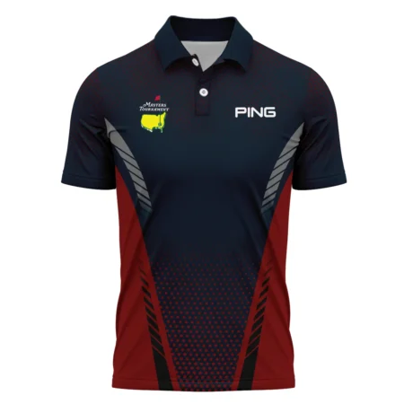 Collab Release Dark Blue Red Ping Masters Tournament Polo Shirt All Over Prints BLMT220724A2PIPL