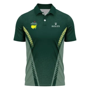 Collab Release Green Mix Rolex Masters Tournament Zipper Polo Shirt All Over Prints BLMT220724A4ROXZPL