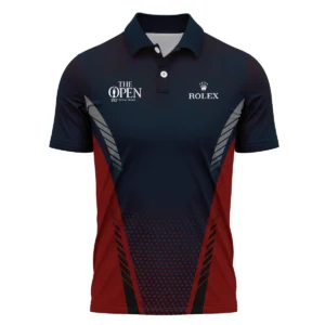 Special Release Dark Blue Red Rolex Masters Tournament Zipper Polo Shirt All Over Prints BLTOP090724A2ROXZPL