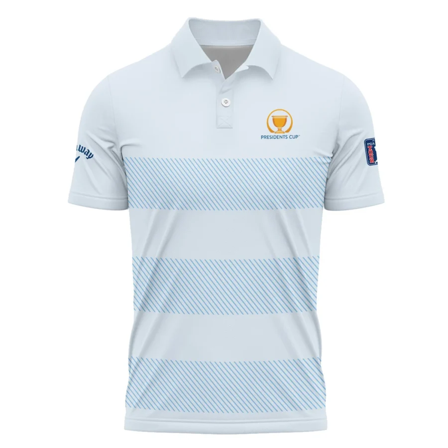 Polo Shirt Callaway Presidents Cup Light Blue Background Line Blue HOPDC120724A01CLWPL