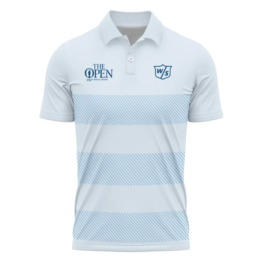 Special Release Wilson Staff 152nd Open Championship Light Blue Background Line Pattern Polo Shirt All Over Prints HOTOP100724A01WSPL