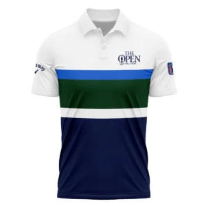 White Blue Green Background Callaway152nd Open Championship Zipper Polo Shirt All Over Prints HOTOP270624A01CLWZPL