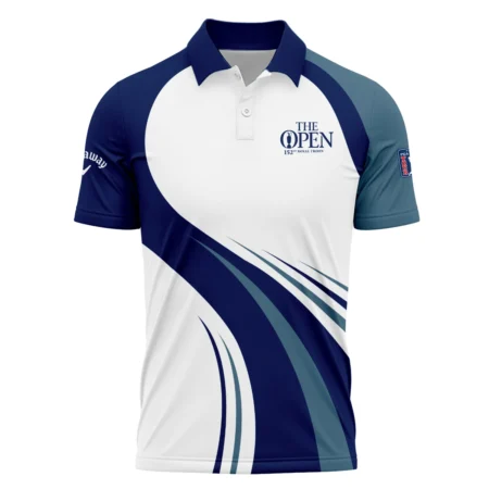 Callaway 152nd Open Championship White Mostly Desaturated Dark Blue Performance Polo Shirt All Over Prints HOTOP270624A02CLWPL