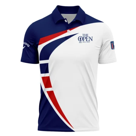 152nd Open Championship Callaway White Blue Red Pattern Background Polo Shirt All Over Prints HOTOP270624A03CLWPL