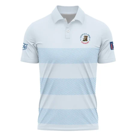 Polo Shirt Cleveland Golf 125th US Open Championship Light Blue Background Line Blue HOUSG120724A02CLEPL