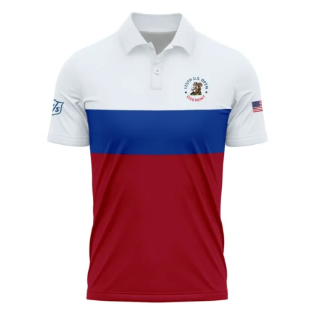 Polo Shirt Wilson Staff 125th US Open Oakmont Blue Red Very Pale Blue Pattern HOUSG130724A01WSPL