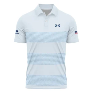 US Open Tennis Light Blue Background Line Ralph Lauren Performance T-Shirt Style Classic