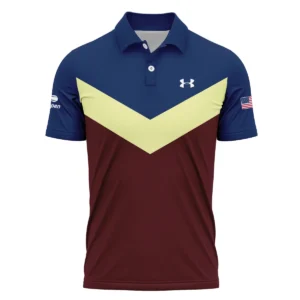 Ralph Lauren US Open Tennis Blue Red Yellow Background Performance T-Shirt Style Classic