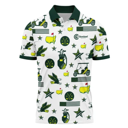 Golf Pattern Green Cleveland Golf Masters Tournament Polo Shirt All Over Prints QTMT180724A1CLPL