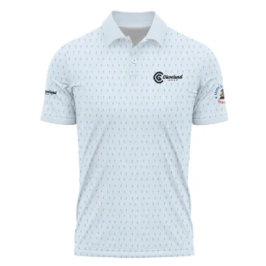 Special Release Light Blue Cleveland Golf Golf 125th U.S. Open Oakmont Zipper Polo Shirt All Over Prints QTUSM8724A2CLZPL