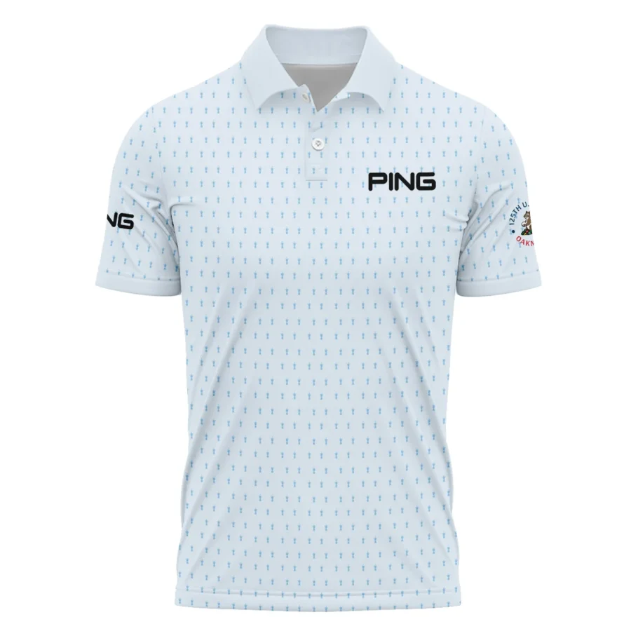 Special Release Light Blue Ping 125th U.S. Open Oakmont Polo Shirt All Over Prints QTUSM8724A2PIPL