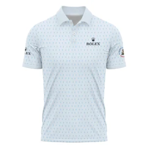 Special Release Light Blue Rolex 125th U.S. Open Oakmont Zipper Polo Shirt All Over Prints QTUSM8724A2ROXZPL