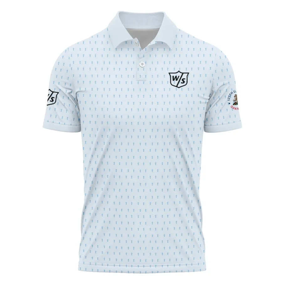 Special Release Light Blue Wilson Staff Golf 125th U.S. Open Oakmont Polo Shirt All Over Prints QTUSM8724A2WSPL