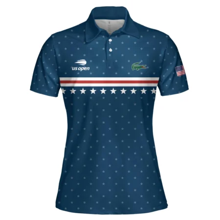 Women Tennis Sport Lacoste US Open Tennis Short Polo Shirt All Over Prints QTUSTM26724A1LCPL