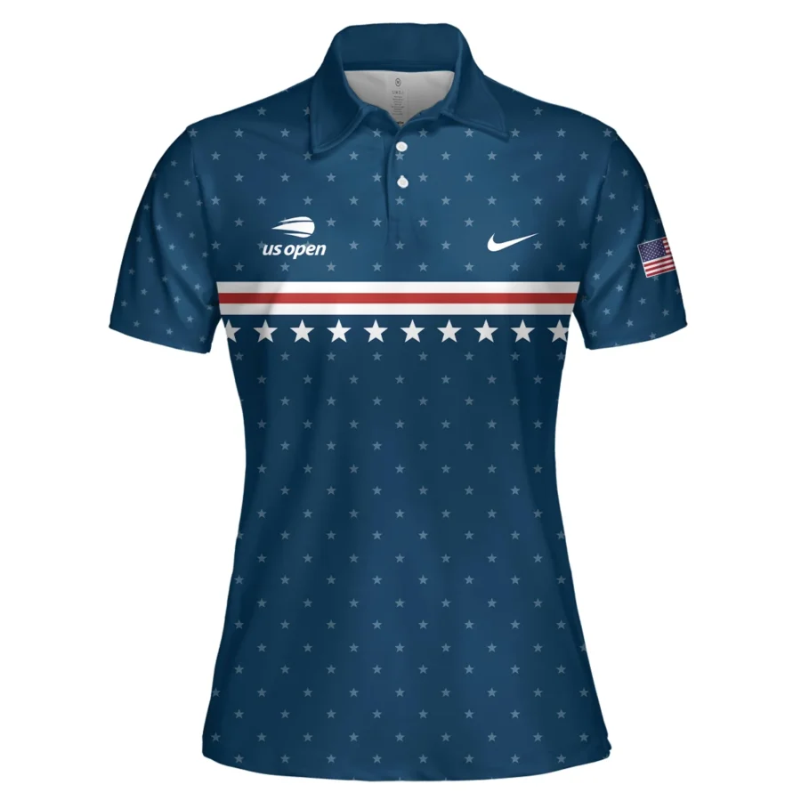 Women Tennis Sport Nike US Open Tennis Short Polo Shirt All Over Prints QTUSTM26724A1NKPL