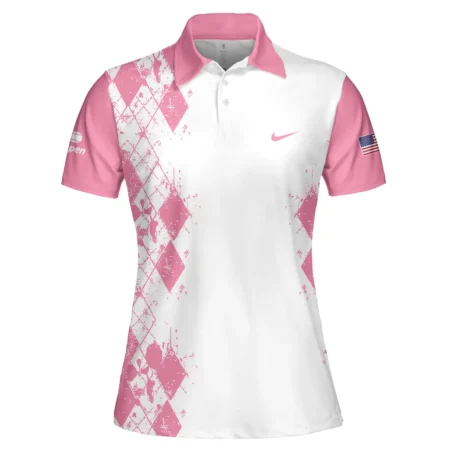 Light Pink Color Sport Tennis Nike US Open Tennis Short Polo Shirt All Over Prints QTUSTM26724A3NKPL