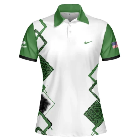 Green Color Sport Tennis Nike US Open Tennis Short Polo Shirt All Over Prints QTUSTM26724A4NKPL