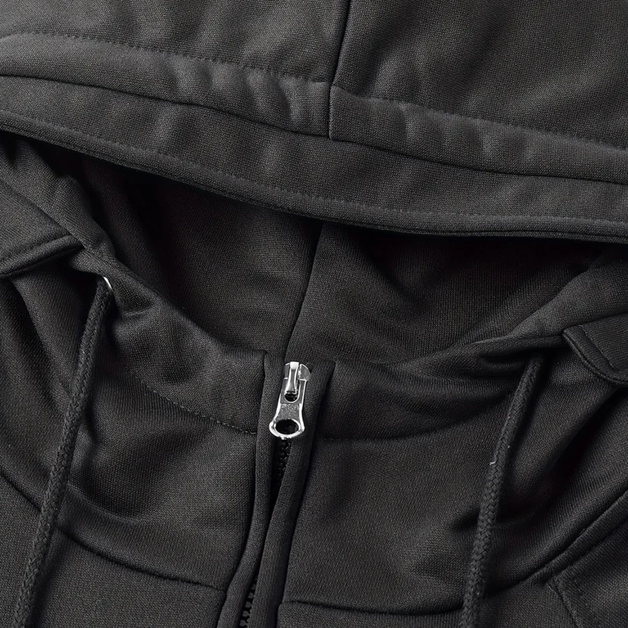 Special Release Nature Photography x Polaroid Brand Tactical Quarter Zip Hoodie BLNP170724A1PLR - Black