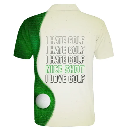 Special I Hate Golf Nice Shot Polo Shirt Rolex BLG110724A4ROXPL