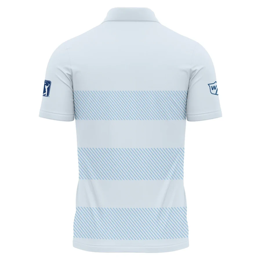 Polo Shirt Wilson Staff Presidents Cup Light Blue Background Line Blue HOPDC120724A01WSPL