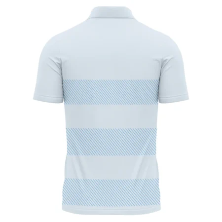 Special Release Cleveland Golf 152nd Open Championship Light Blue Background Line Pattern Zipper Polo Shirt All Over Prints HOTOP100724A01CLEZPL