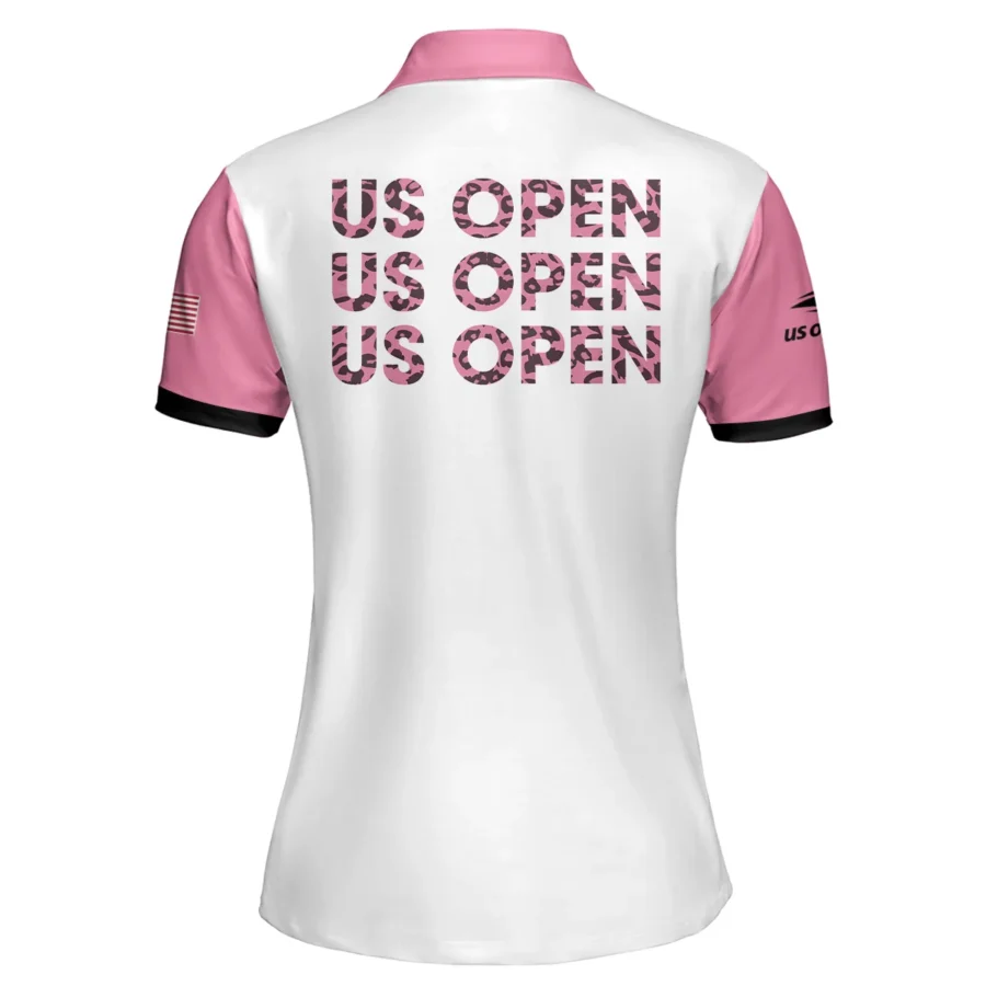 Light Pink Color Sport Tennis Under Armour US Open Tennis Short Polo Shirt All Over Prints QTUSTM26724A4UAPL