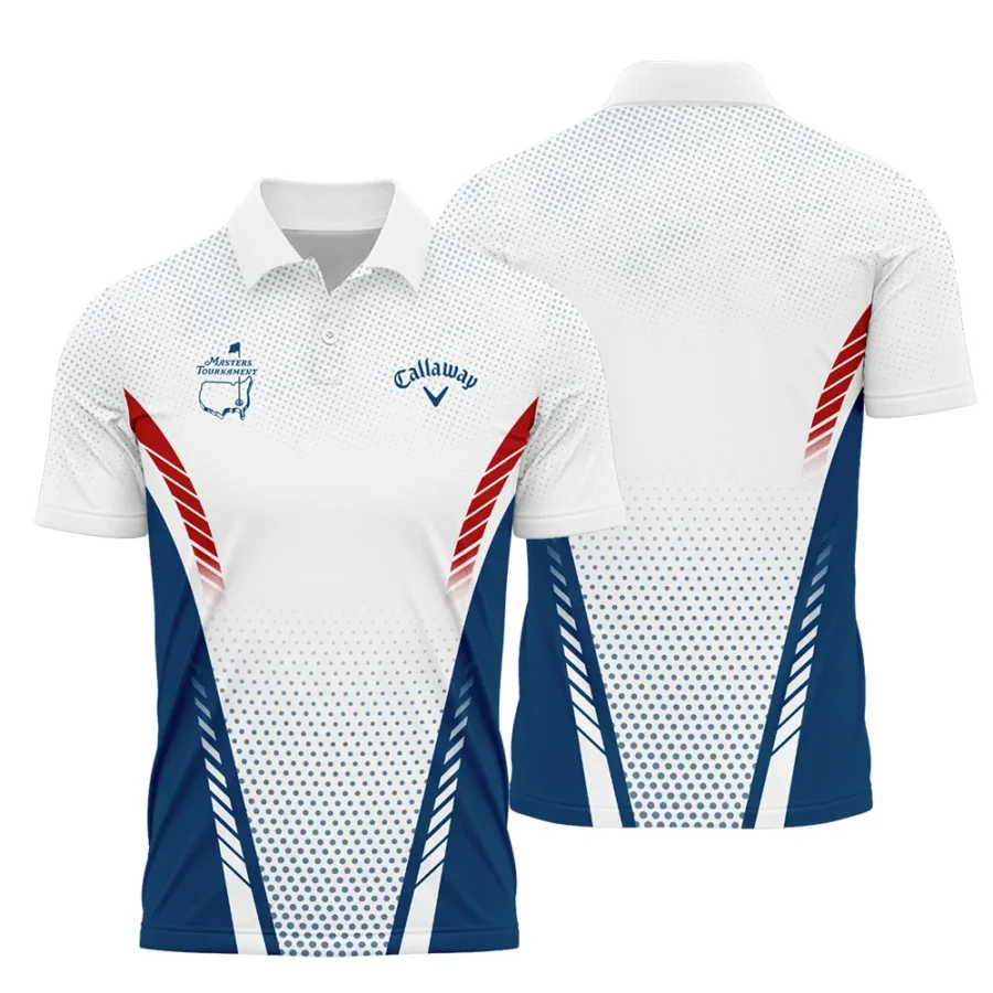 Collab Release Red White Blue Callaway Masters Tournament Polo Shirt All Over Prints BLMT220724A1CLWPL