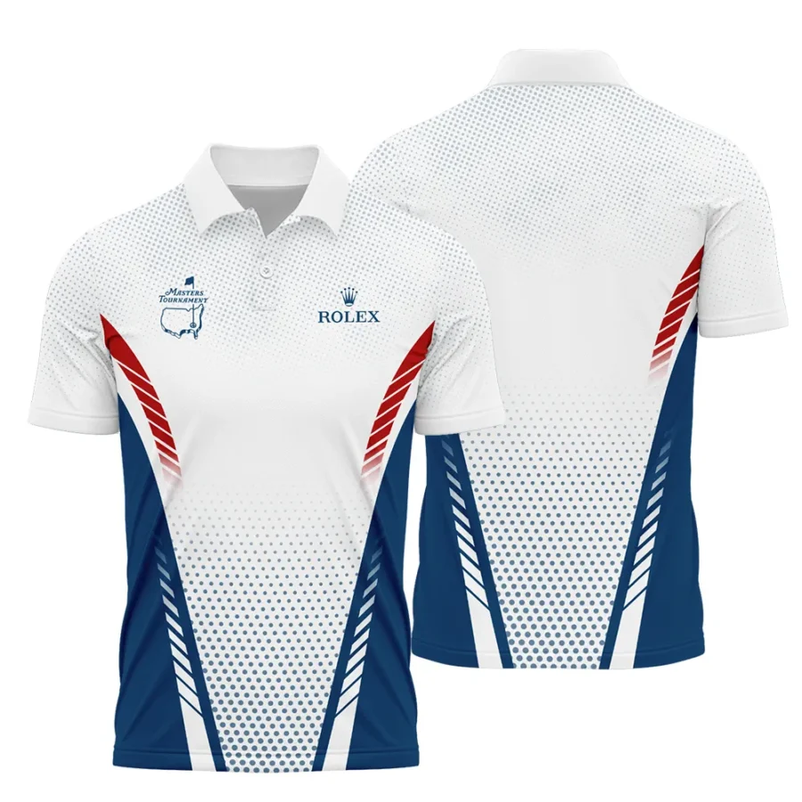 Collab Release Red White Blue Rolex Masters Tournament Polo Shirt All Over Prints BLMT220724A1ROXPL