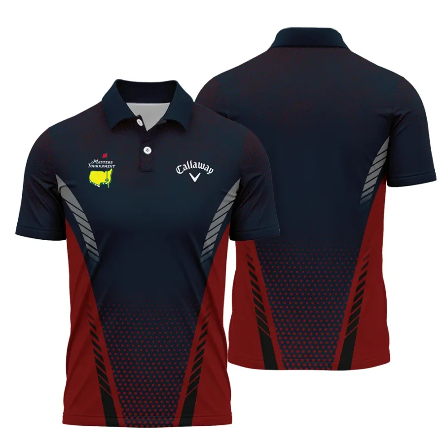 Collab Release Dark Blue Red Callaway Masters Tournament Polo Shirt All Over Prints BLMT220724A2CLWPL